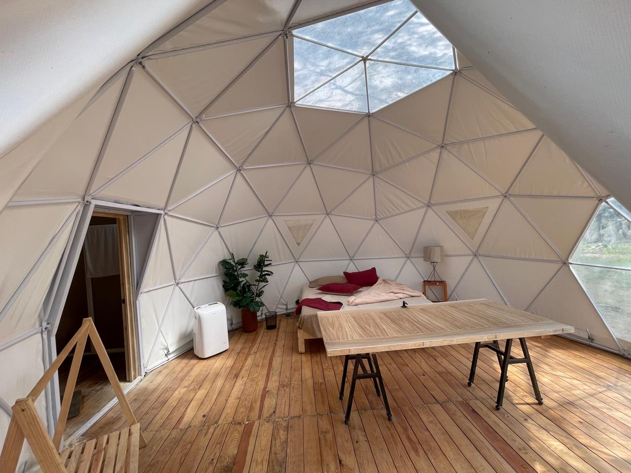Glamping interior